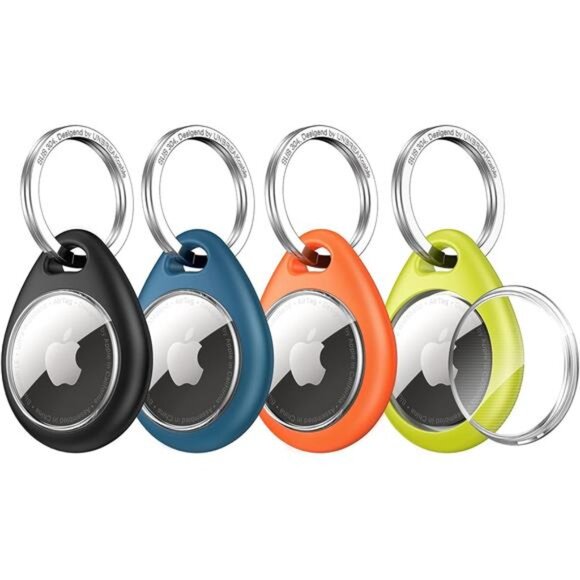 AirTag Holder - 4 Pack [Fit Tightly Design] - Picture 1 of 7